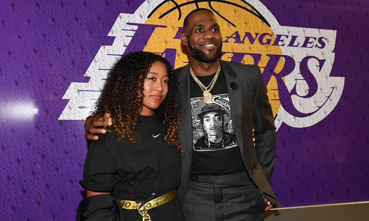Noami Osaka recebe o reconhecimento… de LeBron James