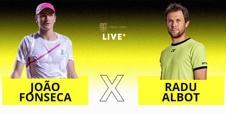 [AO VIVO] Acompanhe João Fonseca x Albot em Bucareste em tempo real