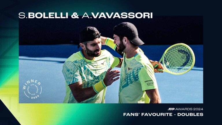 Vavassori e Bolelli voltam a ser a dupla favorita dos fãs em 2025
