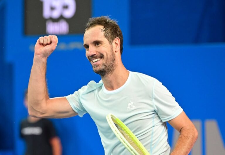 Gasquet vira encontro quase perdido e vence um top 100 pela primeira vez em 2025