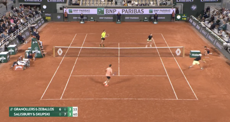 [VÍDEO] Zeballos fez bola surreal na final de Roland Garros