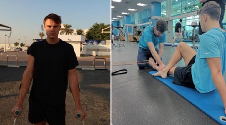 Rune dá boas notícias sobre recuperação da gravíssima lesão que sofreu