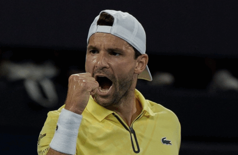 Dimitrov joga muito em Brisbane e entra em 2026 com esperanças renovadas