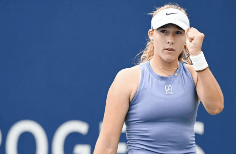 Andreeva passeia, Mboko salva match points para avançar em Adelaide