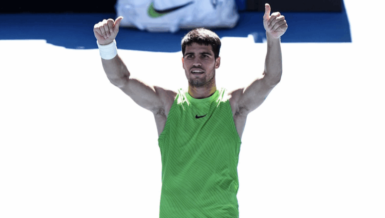 Alcaraz rende-se ao talento de Federer… também no golfe