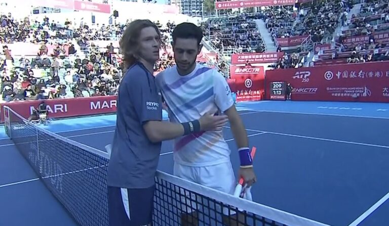 Nuno Borges cai diante de Rublev nos quartos-de-final em Hong Kong