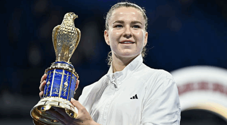 Muchova respira de alívio: «Tento desfrutar porque no ténis acontece tudo muito rápido»