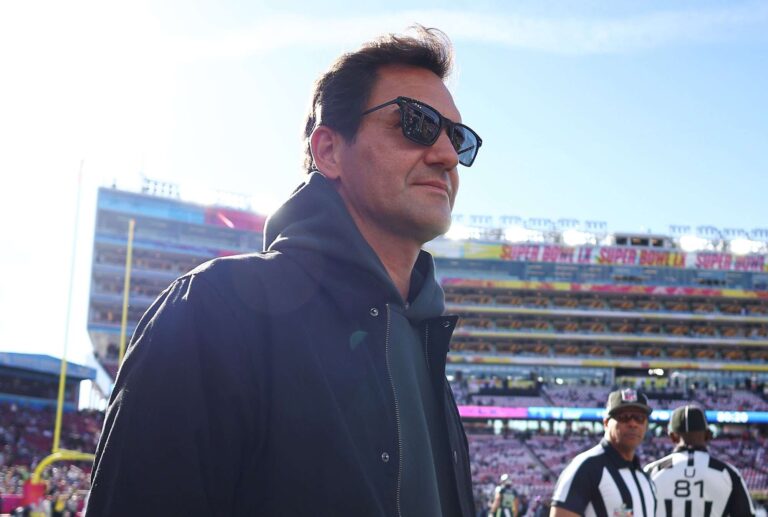 Federer recorda momento inesquecível do Super Bowl e revela espetáculo de intervalo favorito